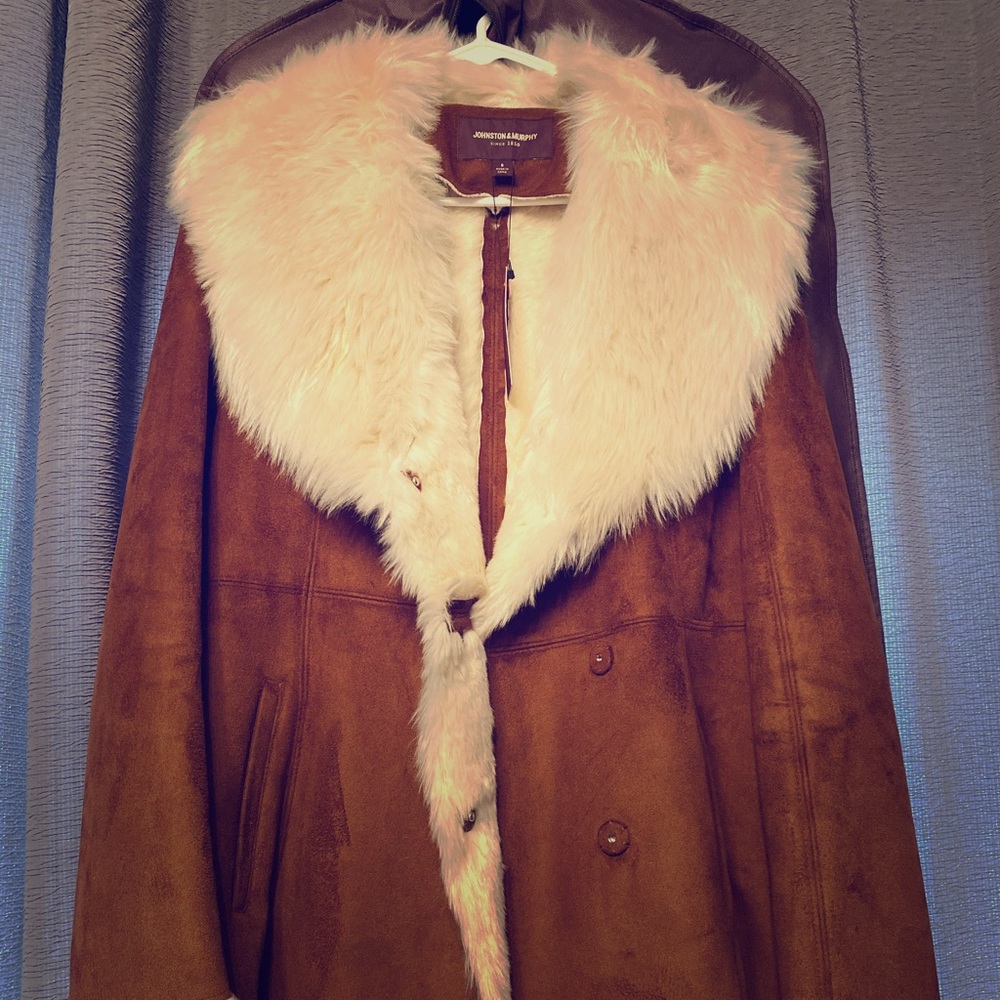Johnston and Murphy Faux Fur Coat